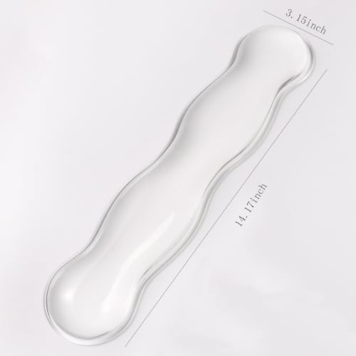 Gel Keyboard Wrist Rest,White Wrist pad for Computer Keyboard