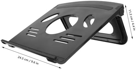 NOLITOY Laptop Stand Adjustable Portable Black ABS Silicone Xmas Riser