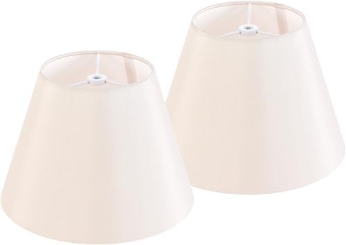 GO&SO Small Mini Lamp Shades Set of 2,5"×9"×6.4" Replacment Bell Shade Deco