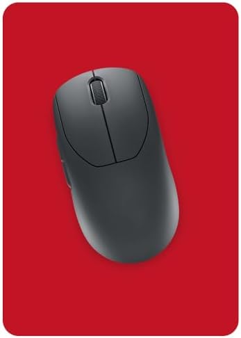 Small Mouse Pad, 6 x 8 Inch Mini Mouse Pad for Keyboard Tray Laptop Wireless Mouse Home Office Travel, Portable & Washable (Red)