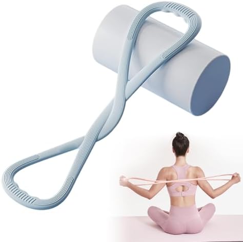 Figure 8 Fitness Resistance Band, 2025 New Elastic Bands for Working Out, Rubber Exercise Bands with Handles for Arm,Back Training, Exercise Equipment for Yoga, Pilates,Pilates