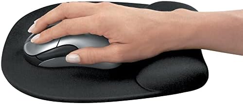 Fellowes® Gel Wrist Rest/Mouse Pad, Fabric, Black