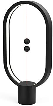 Allocacoc Heng Balance lamp, DesignNest, Switch on in mid-air, USB Powered LED Table lamp, magneticDesk lamp, Warm Eye-Care Lamp, Contemporary Soft Light, Office, Home (Mystery Black)