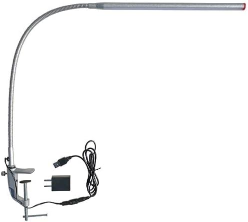 Americanails FlexiLamp Touch - LED Table Desk Lamp - Removable Clamp - Adjustable Lighting for Nail Stations - Manicure Table Light - Flexible Arm – 3 Brightness Levels - Touch Sensor - 300 Lumens
