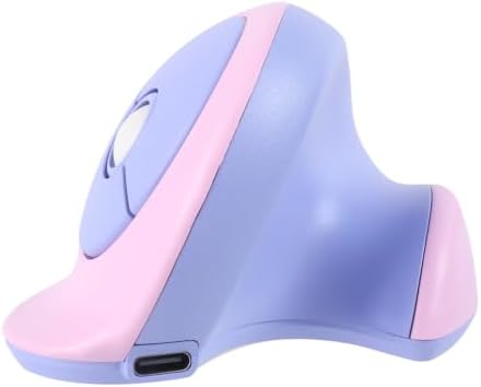 Ergonomic Mouse,Bluetooth & 2.4G Dual Mode Vertical Wireless Mouse Rechargeable Optical Mice Cordless Quiet Clicks with USB Receiver,6 Buttons for Laptop/MacBook/PC/Desktop-Suitable for Small Hands