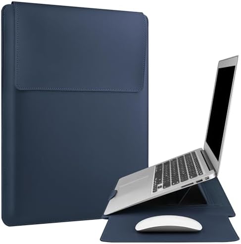 HoYiXi 13 Inch Laptop Sleeve Case Bag Compatible with 13‘’ MacBook Neo 2026/MacBook Air 13 M1 M2 2022-2018/MacBook Pro 13 M2 2022-2016/Surface Pro 8 2021/Surface Go 3 13-13.6'' Dell ASUS Acer PC,Blue
