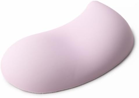 Ergonomic Mouse Wrist Rest Pad, Small Gel Mouse Keyboard Support Cushion Non-Slip Base, for Easy Typing and Wrist Pain Relief Office Computer, Laptop, PC Gaming (Pink)