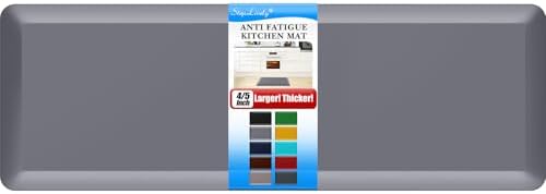 4/5 Inch Thick Kitchen Mat - Cushioned Anti Fatigue Mat for Kitchen Floor