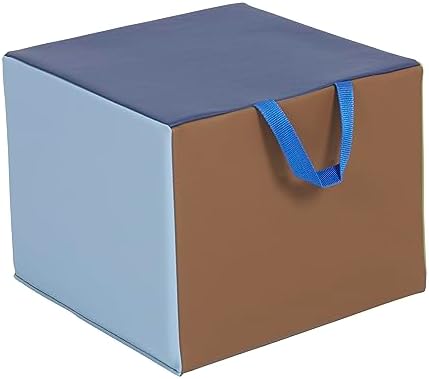 ECR4Kids SoftZone Adult Cozy Cube Seat with Handle, Earthtone