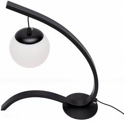 SUNGOOYUE LED Bedside Lamp Antiglare (Black)