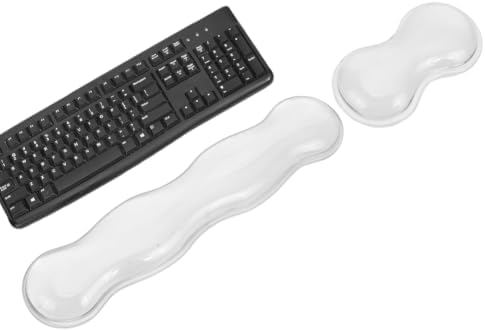 2 Pcs Gel Wrist Rest for Keyboard and Mouse for Office Gaming