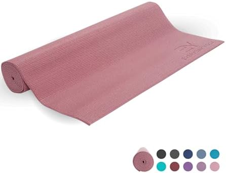 Everyday Yoga Deluxe Mat, Spacious 72"x24" Non-Slip, 3-5mm Extra Thick