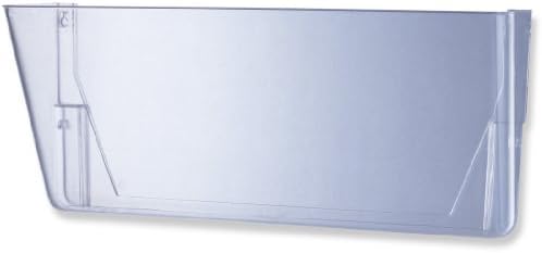 Officemate Legal-Size Wall File, Durable Single File Organizer, Clear