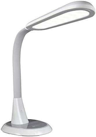 OttLite Wide Area Dimmable LED Table Lamp, White