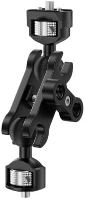 Dual Ball Heads Magic Arm Camera Monitor Mount 1/4"-20