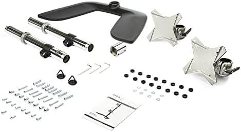 StarTech Vertical Dual Monitor Stand up to 27in, 17.6lb/8kg (ARMDUOVS)