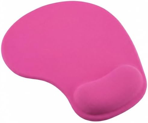 Silicone Wrist Rest Mouse Pad, Ergonomic Memory Foam Cushion, Non-Slip Rubber Base, Surface for Office, Gaming, Home - Comfortable Support to Reduce Wrist Fatigue 1Pcs - Rose