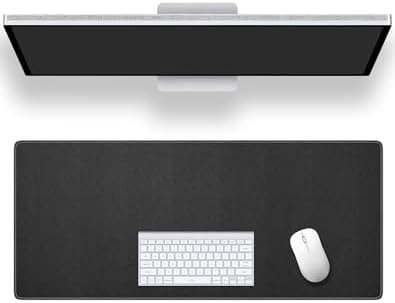 ALOANES Non-Slip Extended Mouse Pad Office&Home Desk Mat Stitched Edge