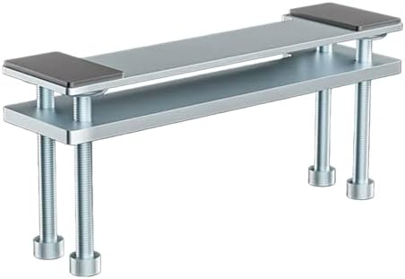 Pugala Computer Under Desk Clamp Mount, Under Table Metal Desk Accessories, Suitable for Different Tables, Adjustable