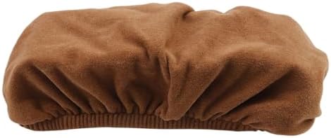 Office Chair Armrest Slipcovers Covers Pads (Brown)