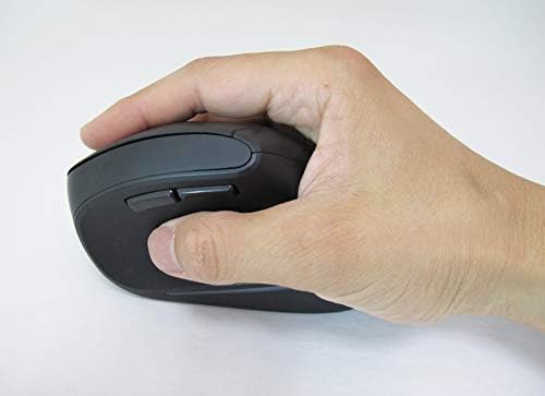 MOJO Silent Bluetooth Vertical Mouse - Wireless Optical Ergonomic Mouse w/Adjustable Sensitivity