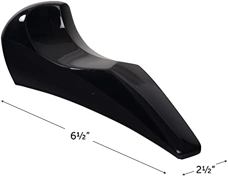 Softalk II Phone Shoulder Rest, Landline Office Telephone Accessory with Nonslip Ergo-Grip Cushion and Self-Adhesive Tape Attachment, Black
