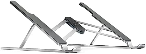 XPPen Drawing Tablet Stand for Desk,Silver Portable Holder for Graphics Tablet&Pen Display, Aluminum Computer Riser Compatible with 10 to 15.6 Inch Laptops and Drawing Tablets,Portable and Adjustable
