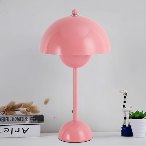 Creative Mid-Century Modern Bud Table Lamp for Home&Office, Light Pink