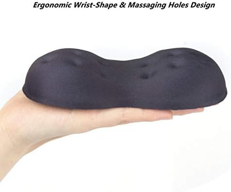 BRILA Deluxe Ergonomic Mouse Wrist Rest Guard - Soft Memory Foam Wrist Elbow Support Cushion Pad for Computer Laptop Office Work PC Gaming Mouse