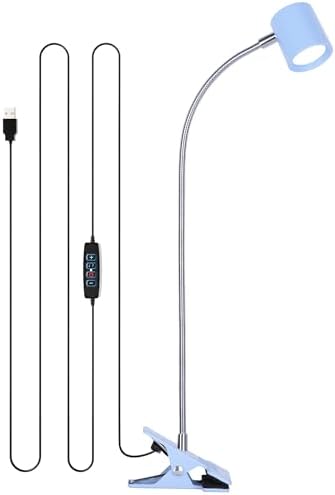 Dott Arts Desk Lamp,USB Clip On Light with 3 Color Modes,LED Reading Lamp