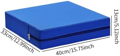 Balance Pad 40x33x13cm (15.7x13.0x5.1in) PU Leather Exercise Mat for Stretching, Strength Training, Home Gym Seat Cushion Workout Board