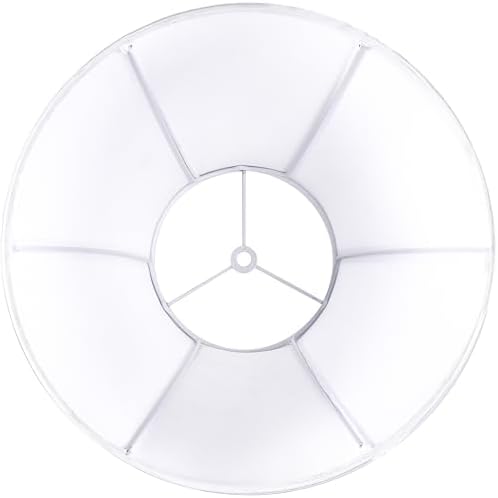 GO&SO Bell Lamp Shade White Medium 6" Top x 13" Bottom x 9.8" High
