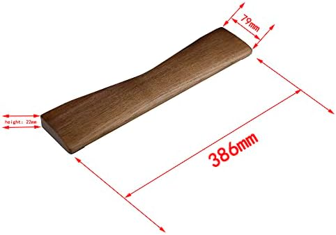 Ergonomic Wooden Wrist Rest Solid Wood Walnut for Keychron Q10