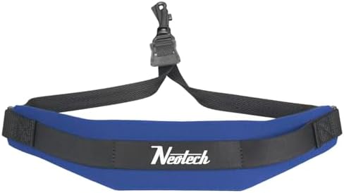 Neotech Saxophone Swivel Hook Neck Strap Soft Sax Padded for Alto Tenor Baritone Soprano – (Small, Royal Blue) - Made in USA