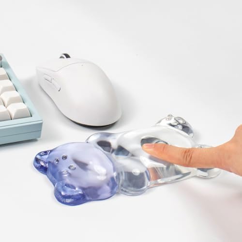 Sumgsn Purple Gel Mouse Wrist Rest –Cute Bear Mouse Wrist Rest