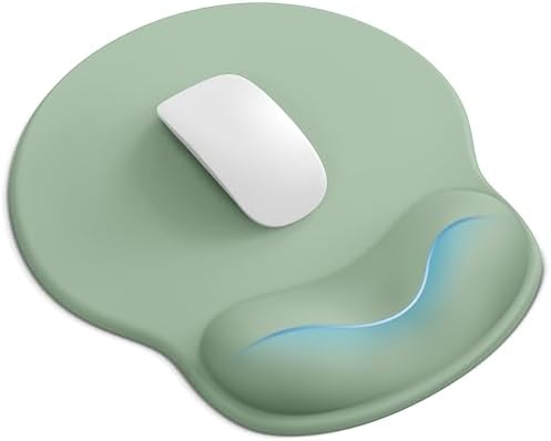 Mouse Pad with Wrist Rest for Desktop Large Ergonomic Mouse Mat(Sage Green)