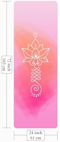 Foldable Yoga Mat, 1.5mm Thick Exercise Yoga Mat With Carry Bag