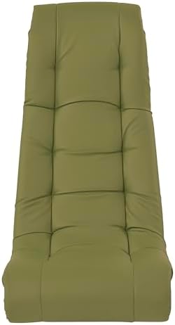 FDP Tufted Floor Rocker for Kids, Teens and Adults Comfortable, Ergonomic Chair for Reading, Playing Video Games, or Watching TV - Fern Gray, 10488-FG