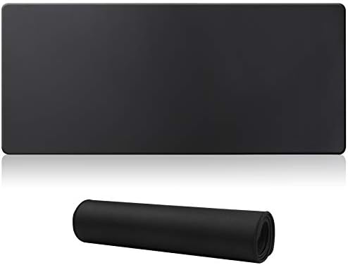 Large Gaming Mouse Pad with Stitched Edges,[27.5x11.8In] Extended Mouse Pad with Non-Slip Natural Rubber Base for Gamer/Desktop/Office/Home (70x30 Blackus)