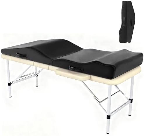 Lash Bed Topper 71"x28"x7" Ergonomic Foam Cushion Non-Slip Base