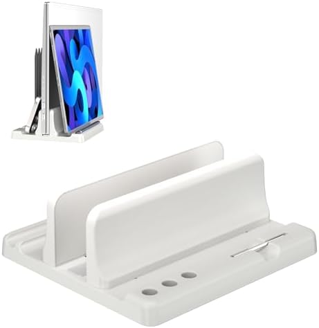 Vertical Laptop Stand, Adjustable 3 in 1 ABS