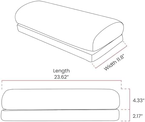 Arozzi Footrest Under Desk Comfort Grey