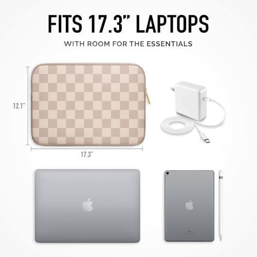 Vandel Slim 17 Inch Laptop Sleeve, 17.3 Inch Laptop Case, Neoprene Cover