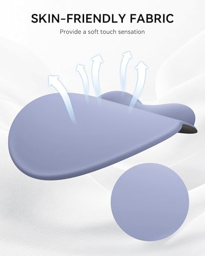 Mouse Pad with Wrist Rest for Desktop Large Ergonomic Mouse Mat(Purple)
