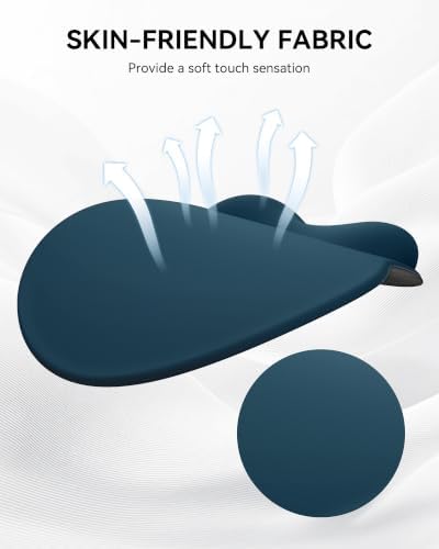 Mouse Pad with Wrist Rest for Desktop Large Ergonomic Mouse Mat(Navy Blue)