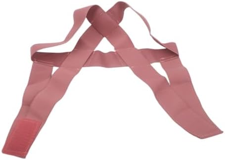 Invisible Posture Corrector with Adjustable Shoulder Straps, Breathable Nylon Spandex, Ergonomic Back Support for Men and Women(pink)