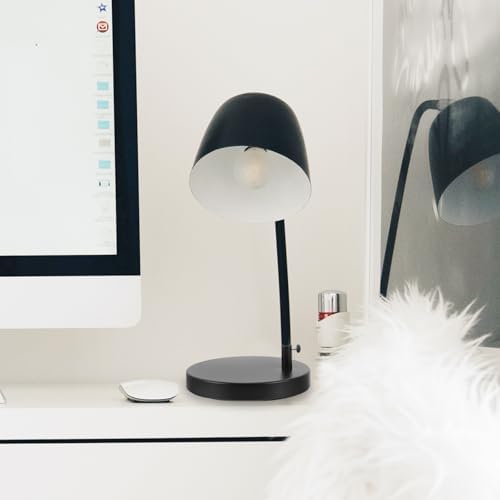 Baluue Swing Arm Desk Lamp Base Only Round 7.5 Inch Iron Stand