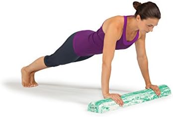 OPTP PRO-ROLLER Standard Density Foam Roller – Half-Round, Green, 36" x 3"