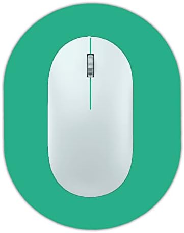 Small Mouse Pad, Portable, Waterproof and Non-Slip Rubber Bottom, Unisex, Wireless Mouse, Laptop Keyboard Tray, Office Travel Dark Green 5.5X7.5 Inch