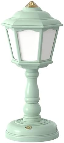 anso Retro LED Desk Lamp USB Charging Table Lamp Bedside Room Mini Light 3-Colors Dimmable (Green)